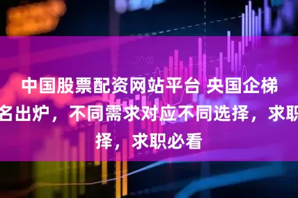 中国股票配资网站平台 央国企梯队排名出炉，不同需求对应不同选择，求职必看